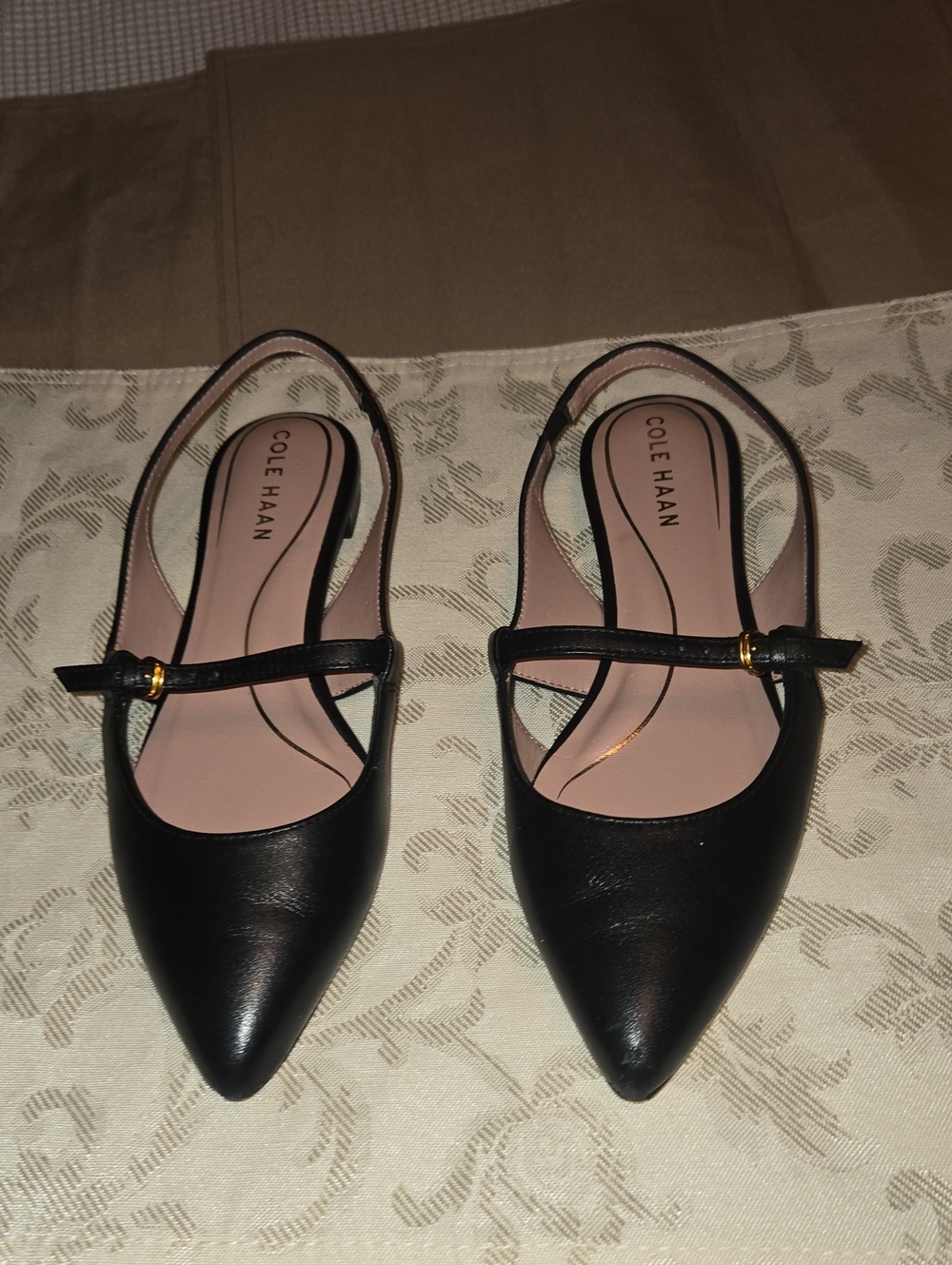 Cole Haan Anya Slingback Flats Black size 6.5B